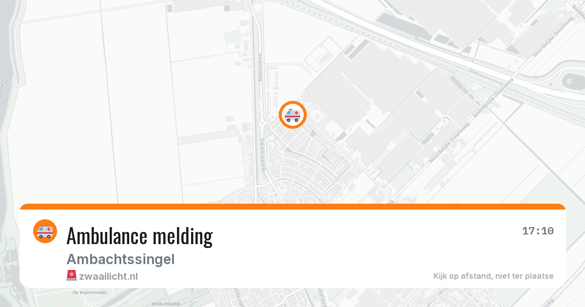 Ambulance melding — 1 jul 2026
