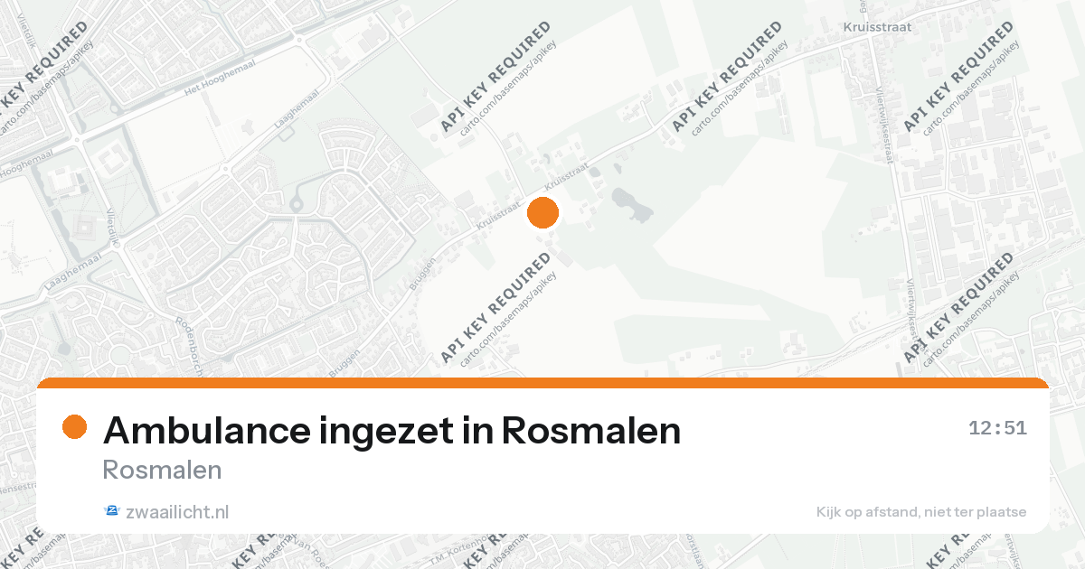 Ambulance ingezet in Rosmalen — 26 aug 2026