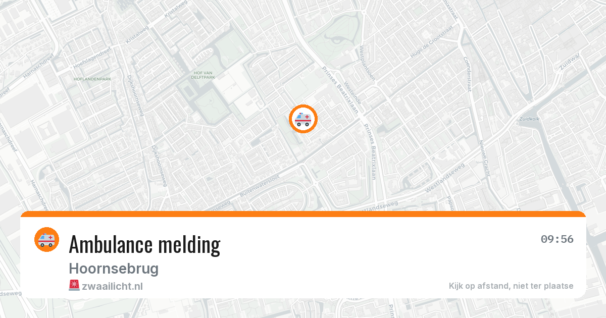 Ambulance melding — 15 mei 2026