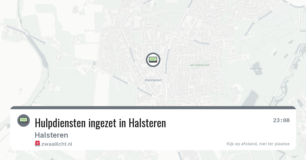 Hulpdiensten ingezet in Halsteren — 30 jan 2026 | 🚨 Zwaailicht.nl
