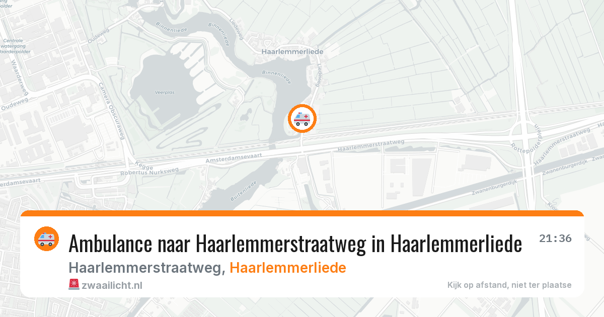 Ambulance naar Haarlemmerstraatweg in Haarlemmerliede — 29 jan 2026