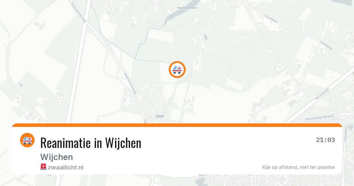Reanimatie in Wijchen — 14 jul 2026