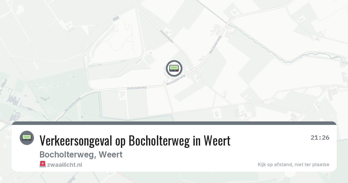 Verkeersongeval op Bocholterweg in Weert — 5 jul 2026