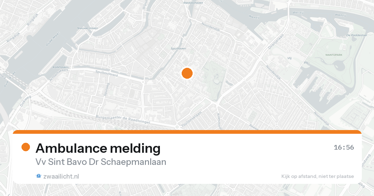 Ambulance melding — 31 jan 2026
