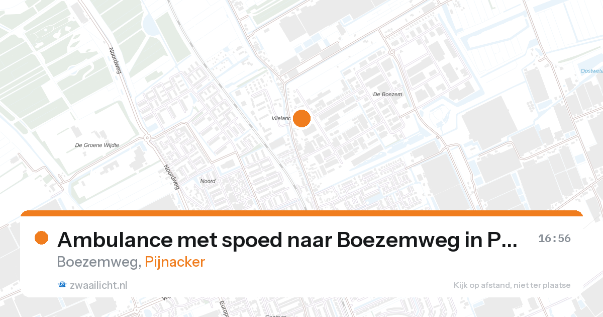 Ambulance met spoed naar Boezemweg in Pijnacker — 28 feb 2026