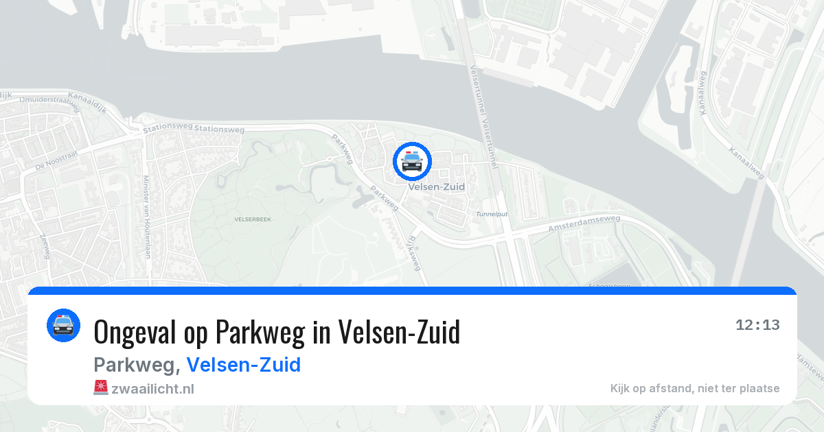 Ongeval op Parkweg in Velsen-Zuid — 24 jun 2026