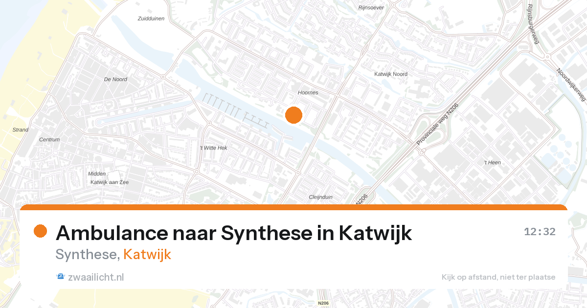 Ambulance naar Synthese in Katwijk — 2 jul 2026