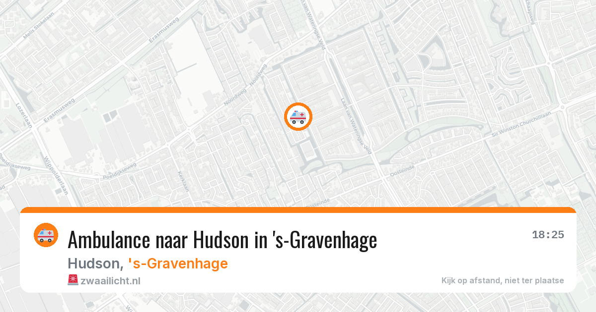 Ambulance naar Hudson in 's-Gravenhage — 9 aug 2026