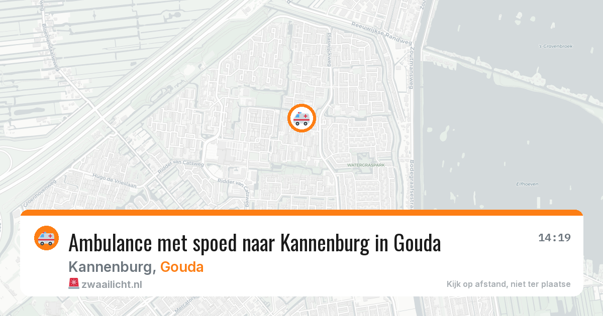 Ambulance met spoed naar Kannenburg in Gouda — 29 jan 2026