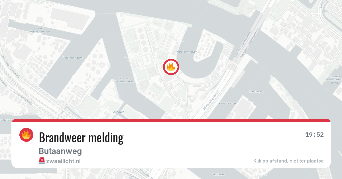 Brandweer melding — 3 aug 2026