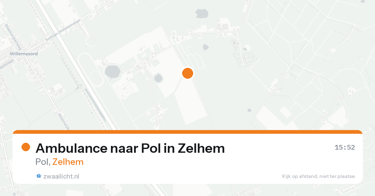 Ambulance naar Pol in Zelhem — 22 aug 2026