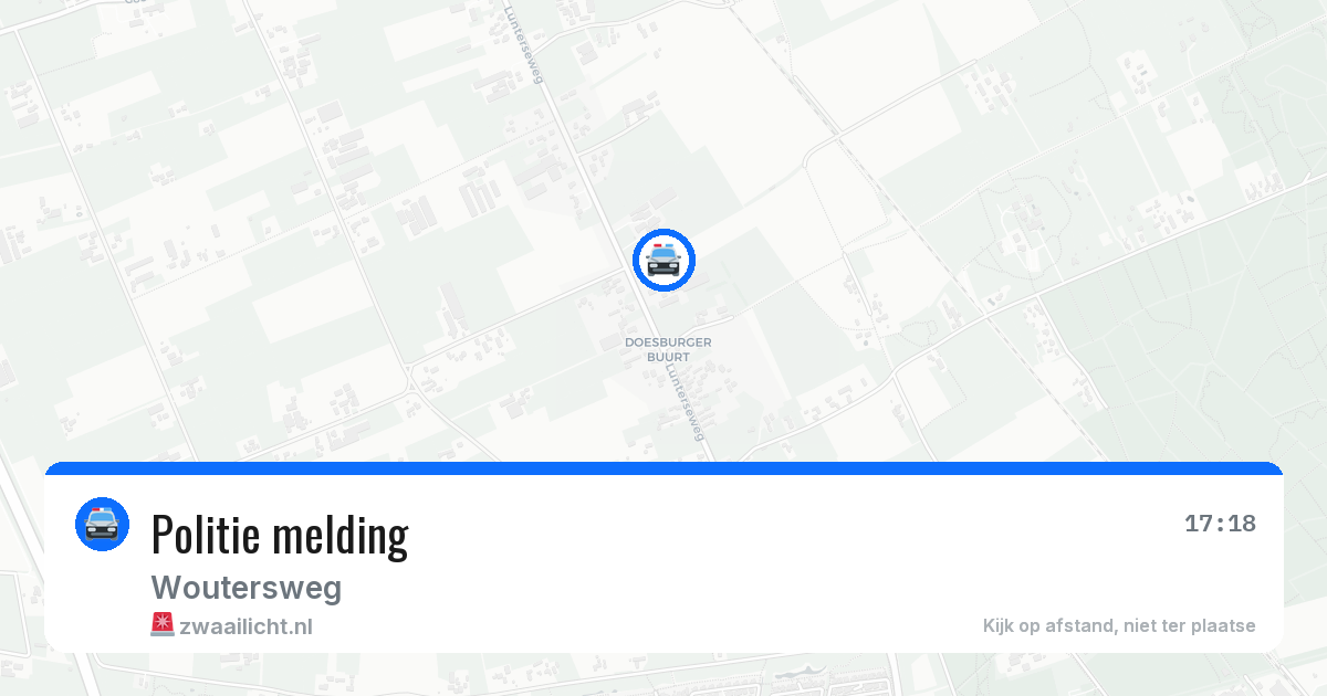 Politie melding — 25 jul 2026