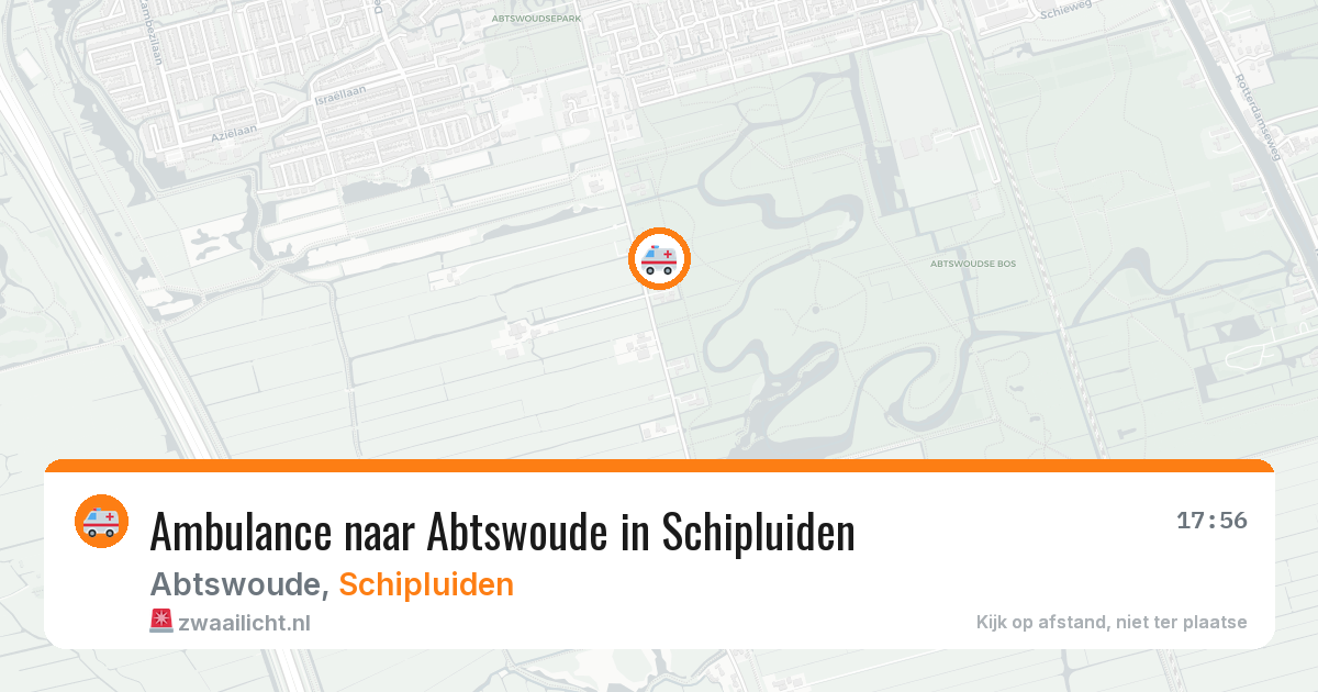 Ambulance naar Abtswoude in Schipluiden — 5 mrt 2026