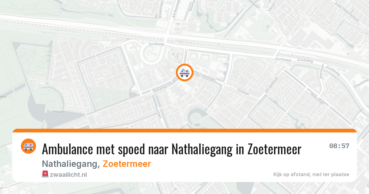 Ambulance met spoed naar Nathaliegang in Zoetermeer — 27 jan 2026