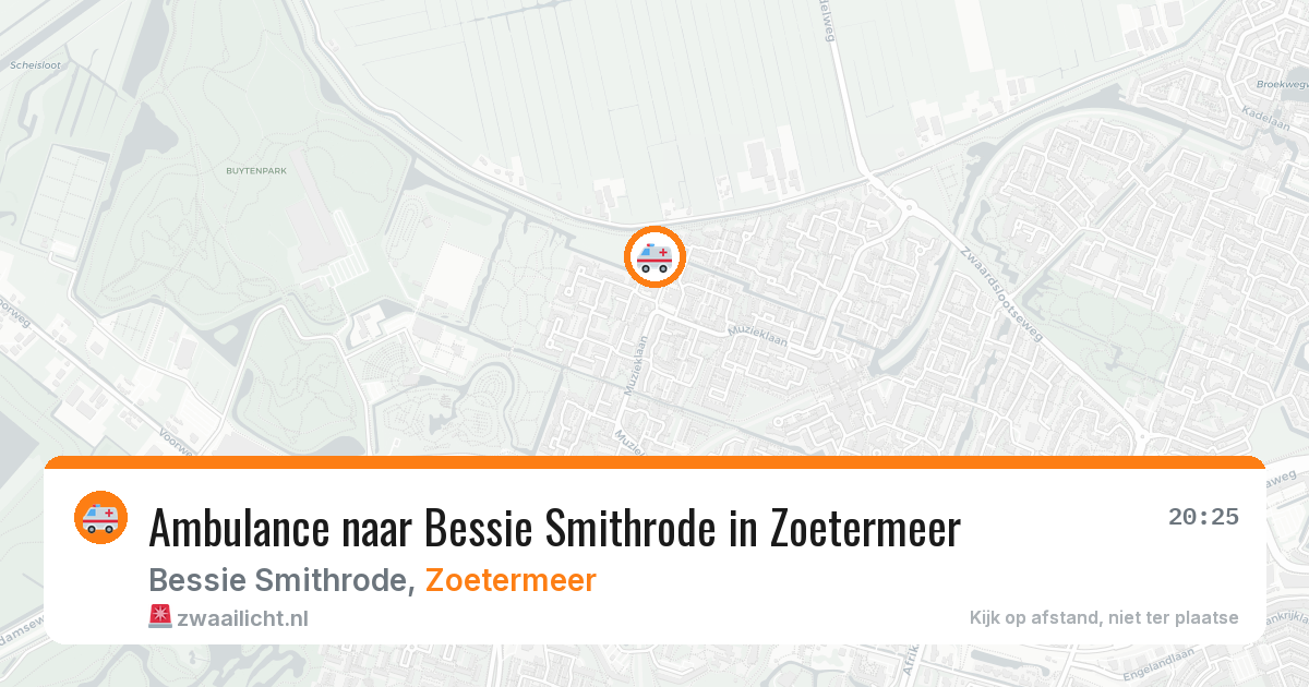 Ambulance naar Bessie Smithrode in Zoetermeer — 12 feb 2026