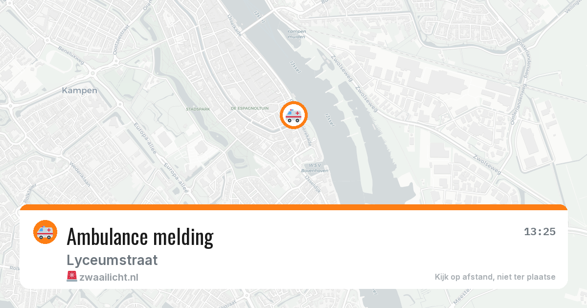 Ambulance melding — 29 jun 2026