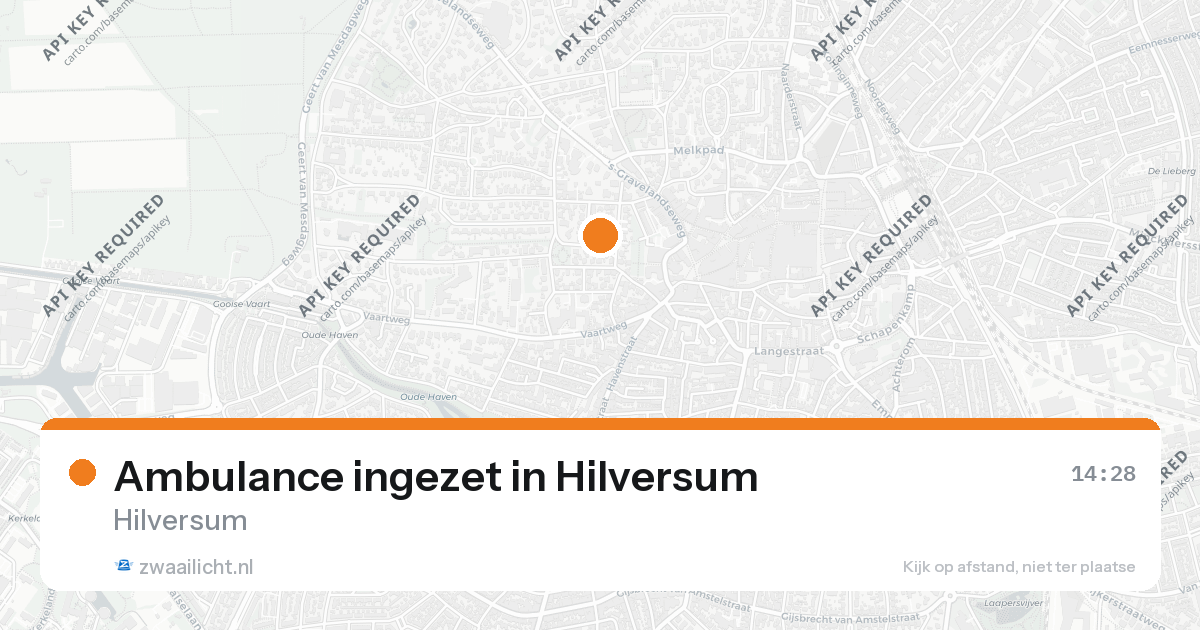 Ambulance ingezet in Hilversum — 25 aug 2026