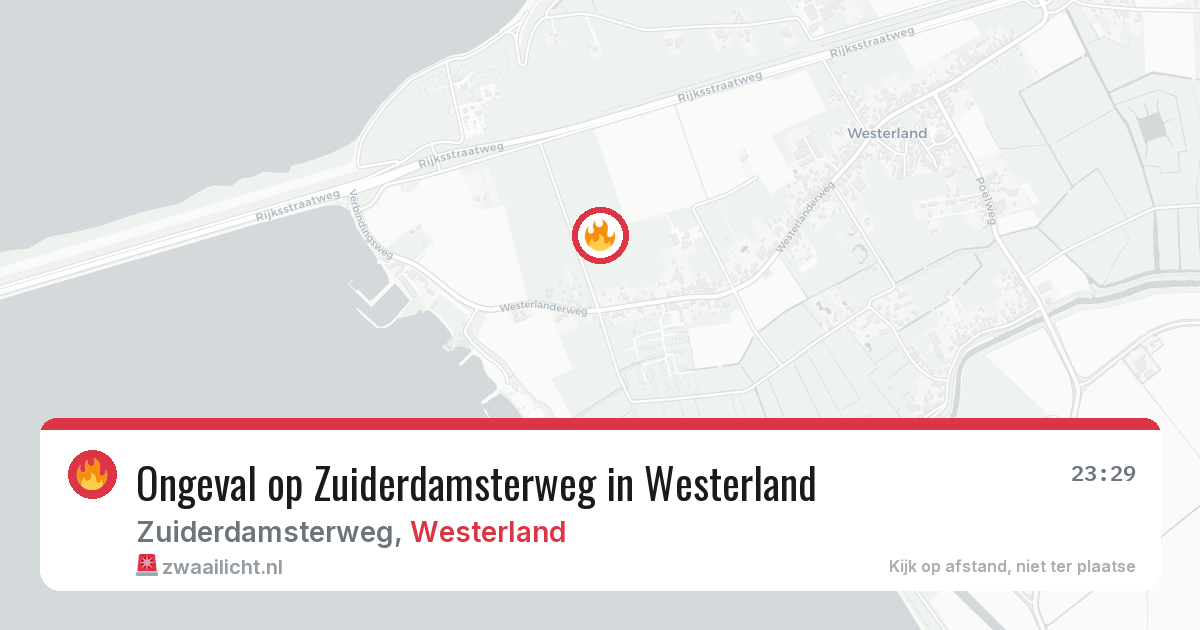 Ongeval op Zuiderdamsterweg in Westerland — 19 jun 2026