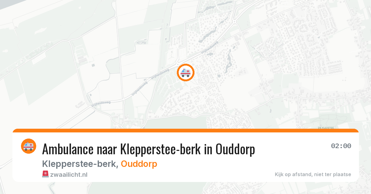 Ambulance naar Klepperstee-berk in Ouddorp — 8 jul 2026
