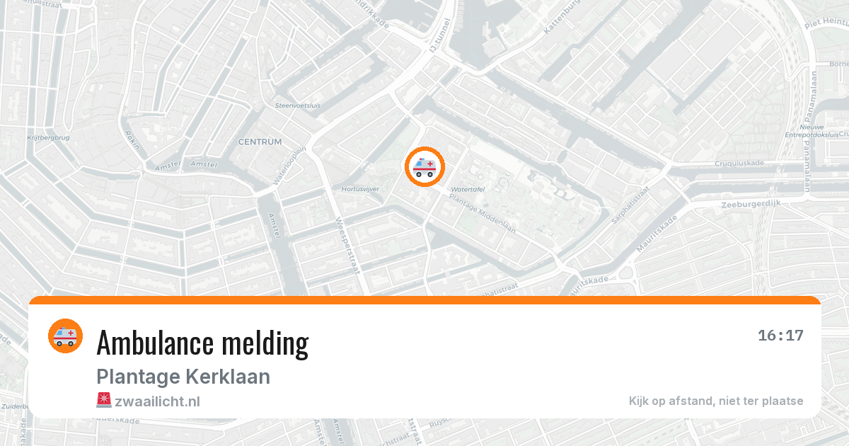 Ambulance melding — 25 jun 2026