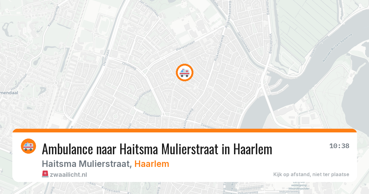 Ambulance naar Haitsma Mulierstraat in Haarlem — 21 jan 2026