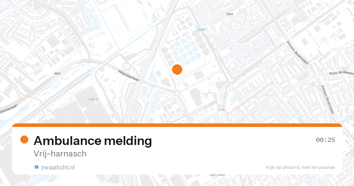 Ambulance melding — 31 jan 2026