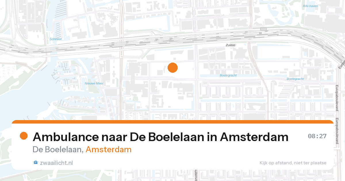 Ambulance naar De Boelelaan in Amsterdam — 24 jun 2026