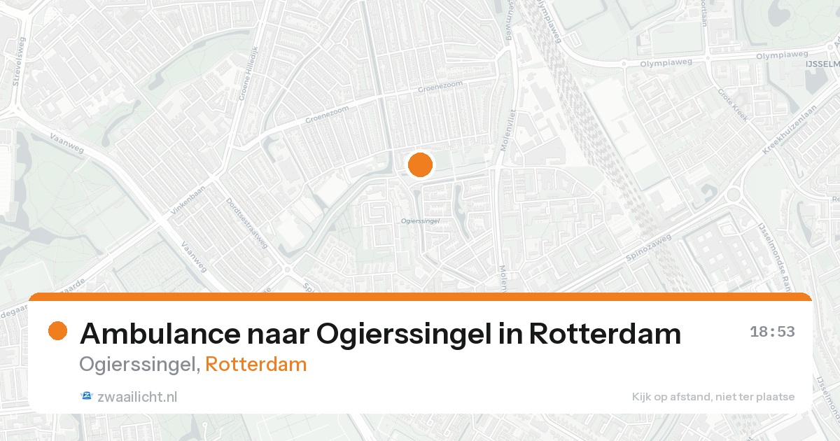 Ambulance naar Ogierssingel in Rotterdam — 31 jan 2026