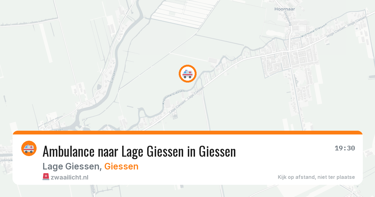 Ambulance naar Lage Giessen in Giessen — 13 aug 2026