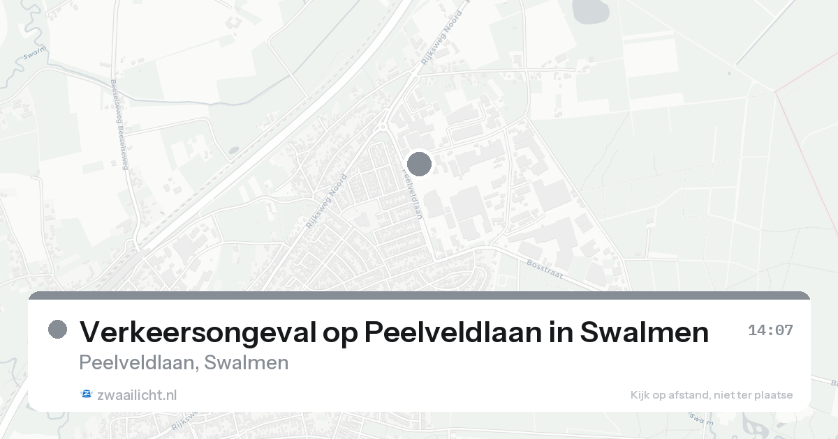 Verkeersongeval op Peelveldlaan in Swalmen — 30 jan 2026