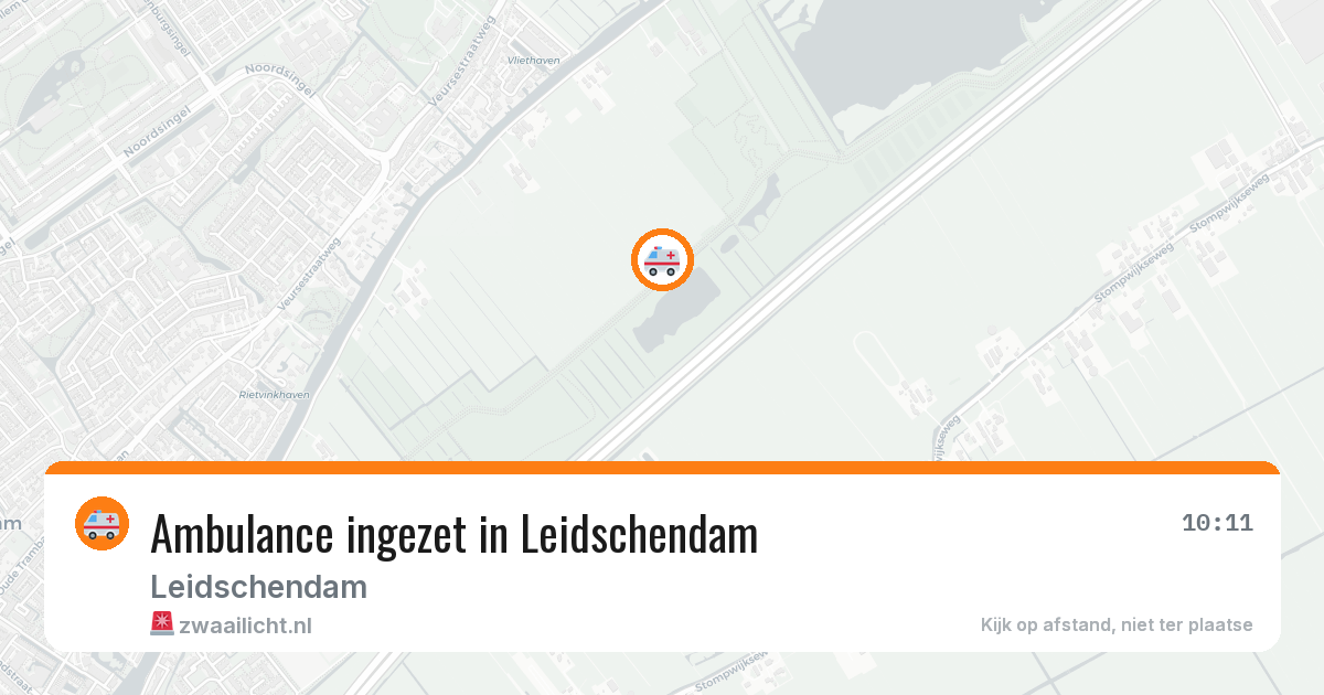 Ambulance ingezet in Leidschendam — 12 aug 2026