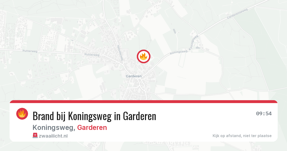 Brand bij Koningsweg in Garderen — 2 jul 2026