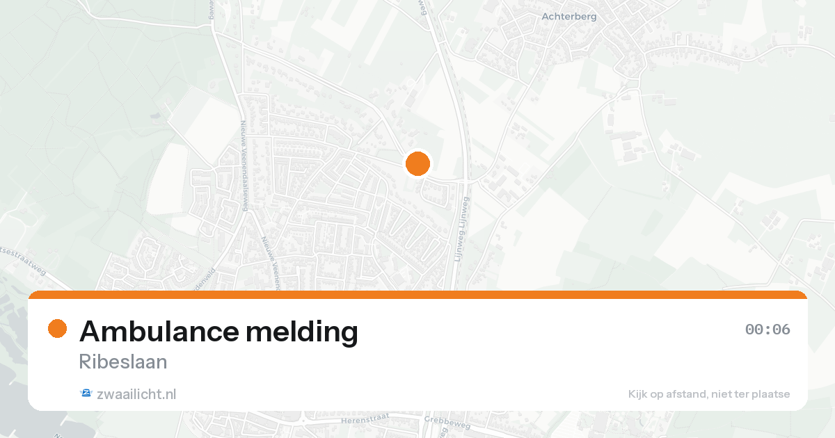 Ambulance melding — 7 feb 2026