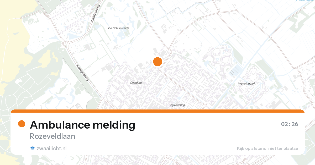 Ambulance melding — 7 feb 2026