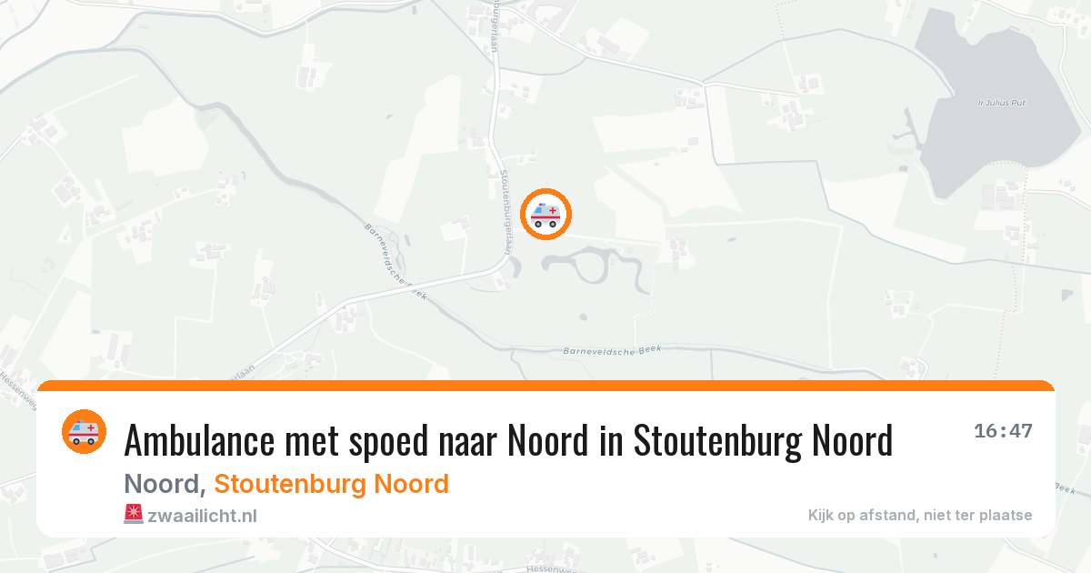 Ambulance met spoed naar Noord in Stoutenburg Noord — 23 jan 2026