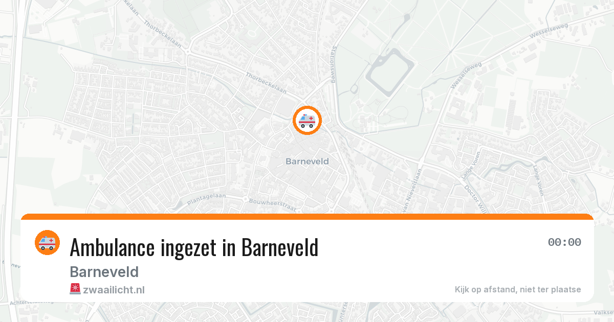 Ambulance ingezet in Barneveld — 5 apr 2026