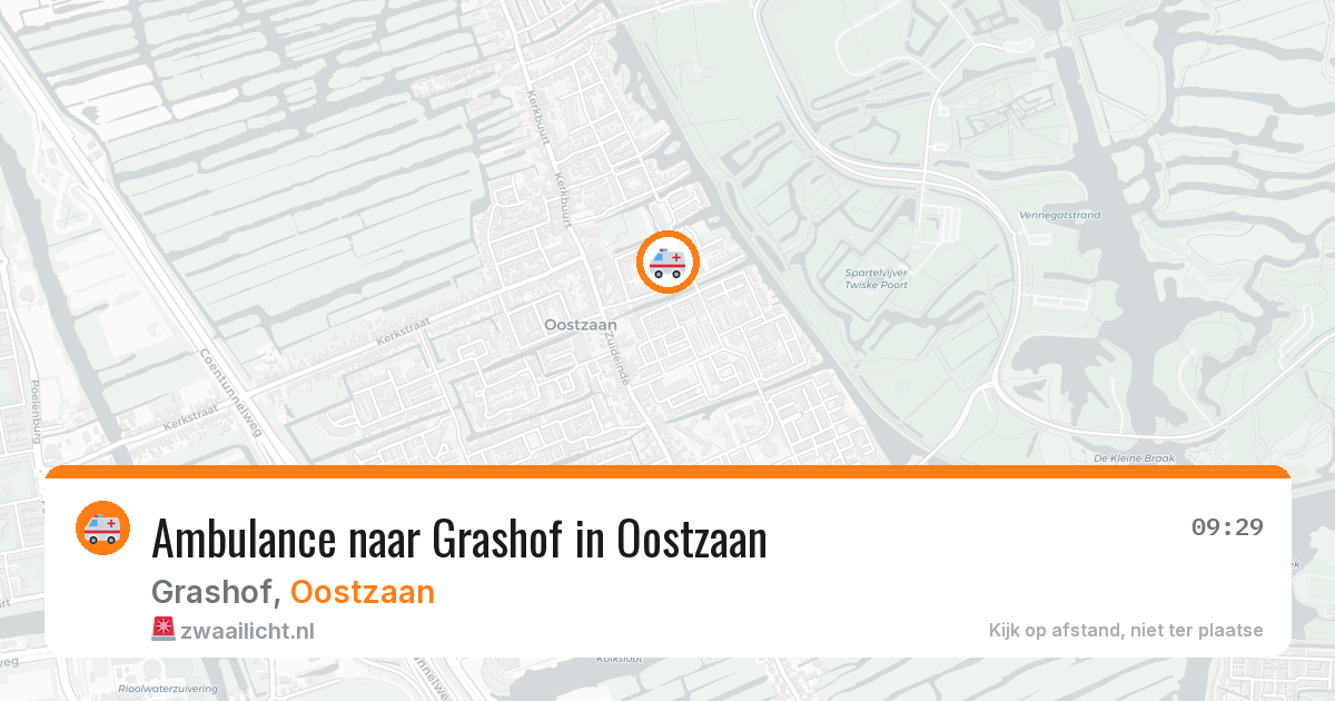 Ambulance naar Grashof in Oostzaan — 2 jul 2026