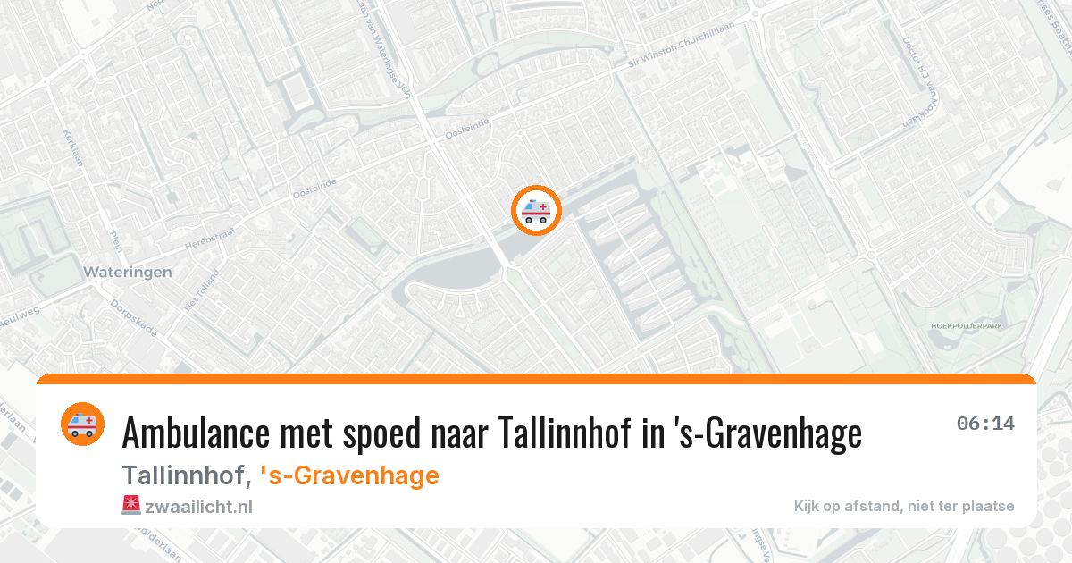 Ambulance met spoed naar Tallinnhof in 's-Gravenhage — 22 mei 2026