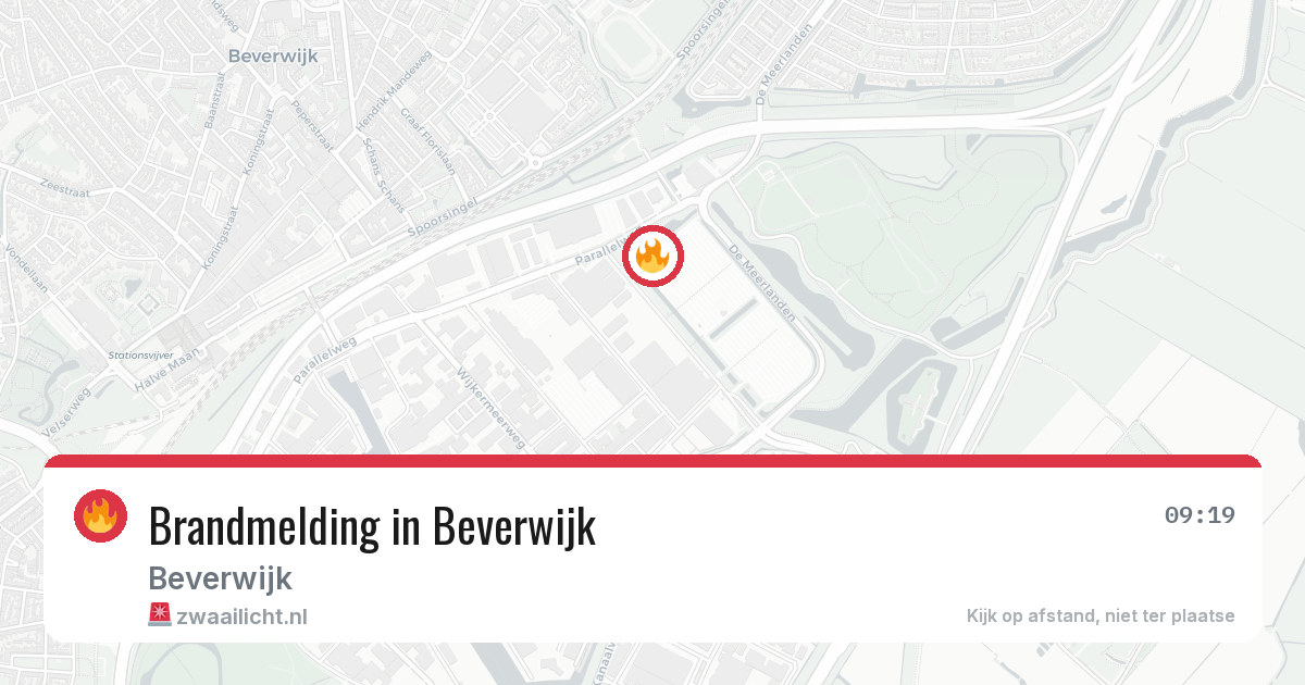 Brandmelding in Beverwijk — 5 aug 2026