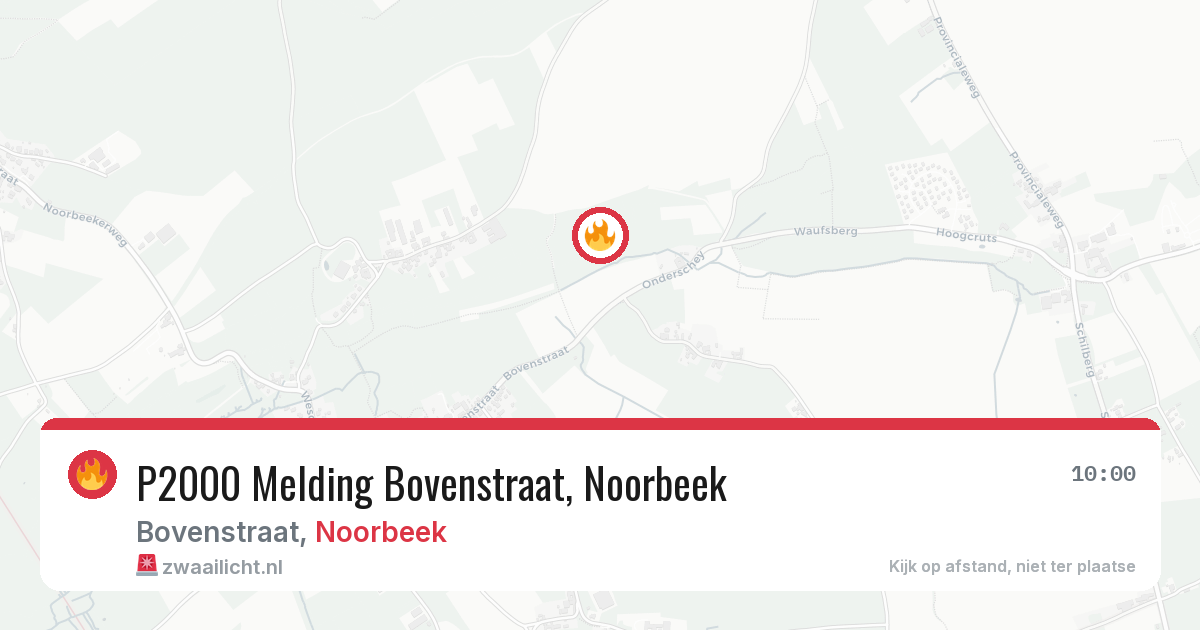 P2000 Melding Bovenstraat, Noorbeek — 5 feb 2026