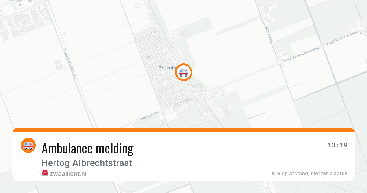 Ambulance melding — 8 jun 2026