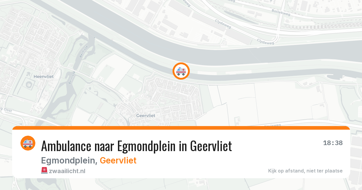 Ambulance naar Egmondplein in Geervliet — 1 jun 2026