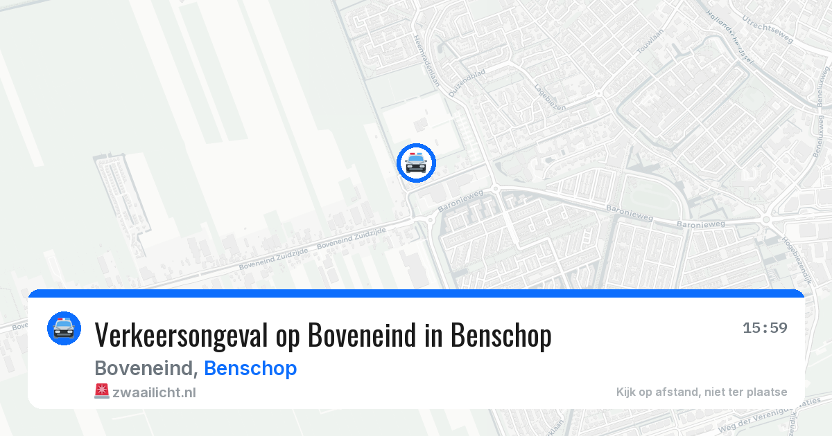 Verkeersongeval op Boveneind in Benschop — 17 apr 2026