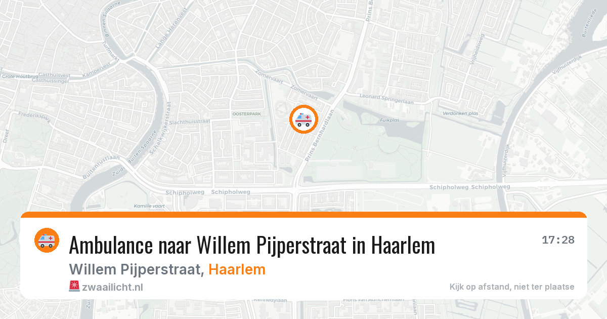 Ambulance naar Willem Pijperstraat in Haarlem — 6 apr 2026