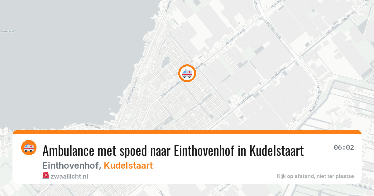 Ambulance met spoed naar Einthovenhof in Kudelstaart — 30 jun 2026