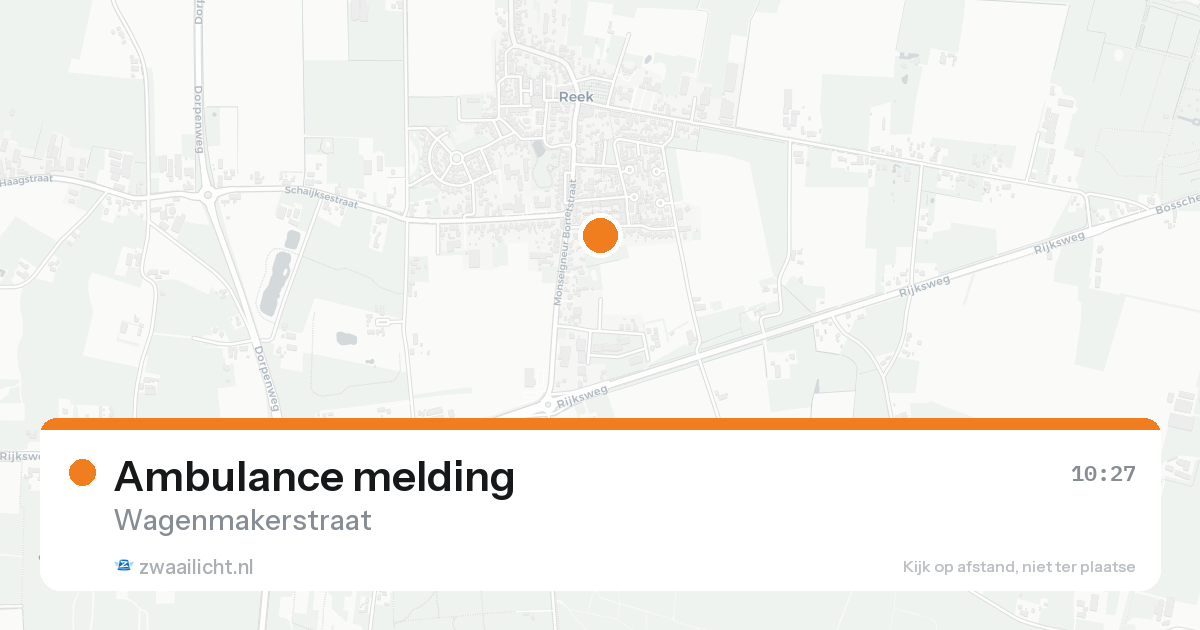 Ambulance melding — 31 jan 2026