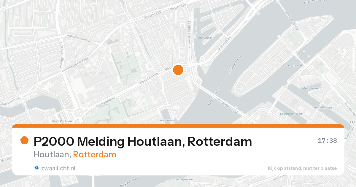 P2000 Melding Houtlaan, Rotterdam — 30 jan 2026