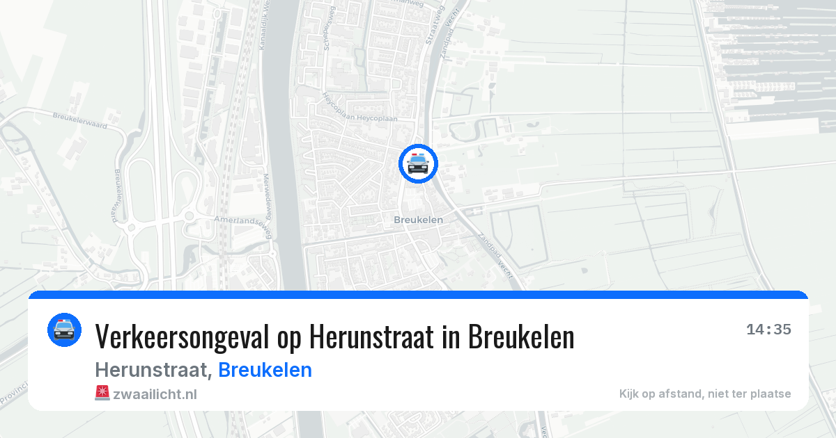 Verkeersongeval op Herunstraat in Breukelen — 3 jul 2026