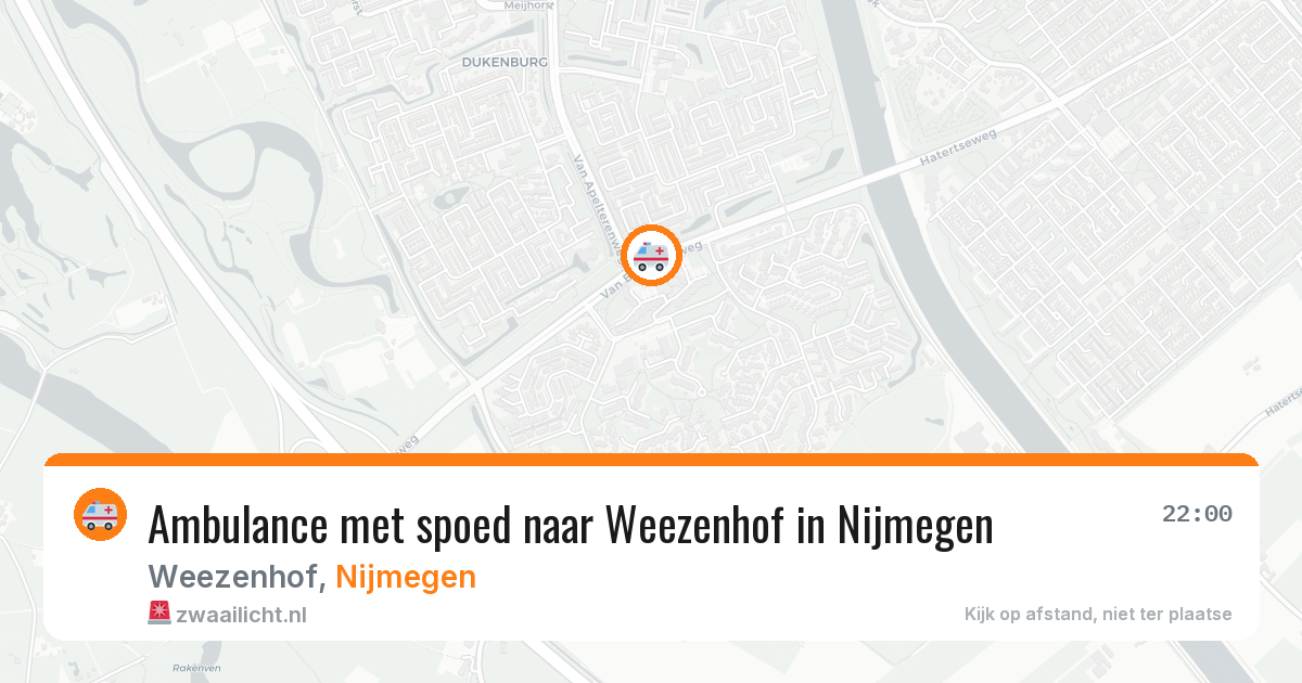 Ambulance met spoed naar Weezenhof in Nijmegen — 29 jan 2026