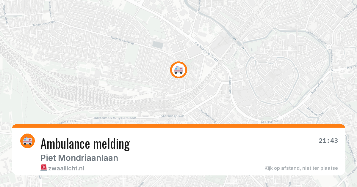 Ambulance melding — 23 jun 2026